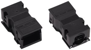 Zugentlastungsgehäuse WAGO 2L Ø7…10.5mm PA66 24.6×15.9×45mm schwarz