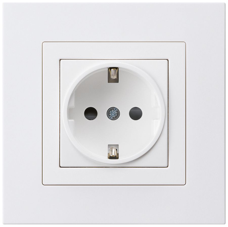 UP-Steckdose kallysto.pro Schuko weiss
