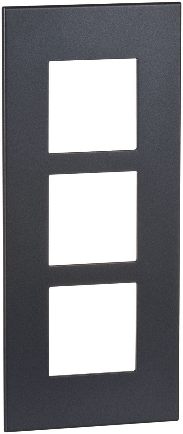 Abdeckrahmen ATO 3×1 Modul graphitgrau