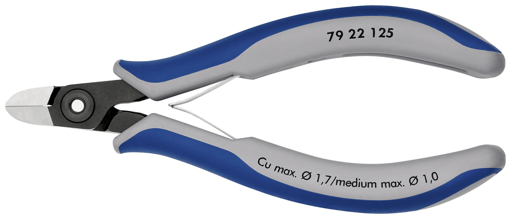 Tronchese KNIPEX 125mm, 64HRC, Ø0.1…1.7mm/Ø1mm