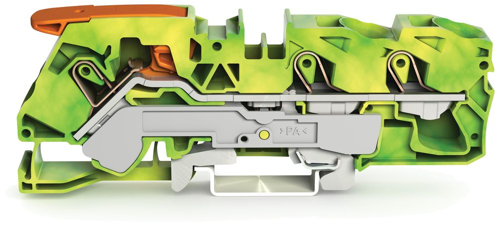 Borne de protection WAGO TOPJOB-S 16mm² 3L vert/jaune série 2116