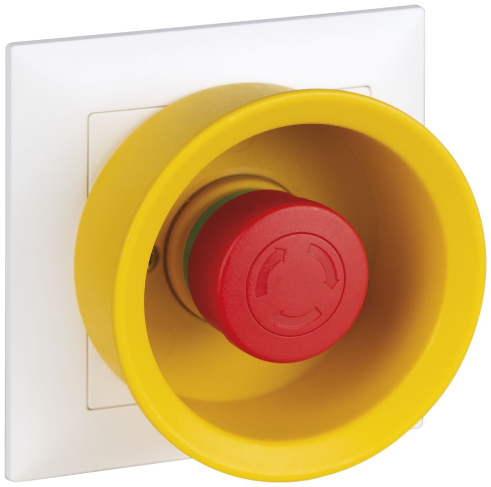 UP-Not-Aus-Taster AWAG NAS11.FMI.61, NO/NC Schutzkragen