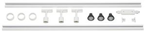 Kit de luminaires SLV Puri 3×Spot GU10 2×rail conducteur 1×aliment.interméd.bc