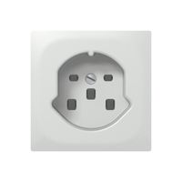 Steckdose SIDUS E T25 weiss glänzend