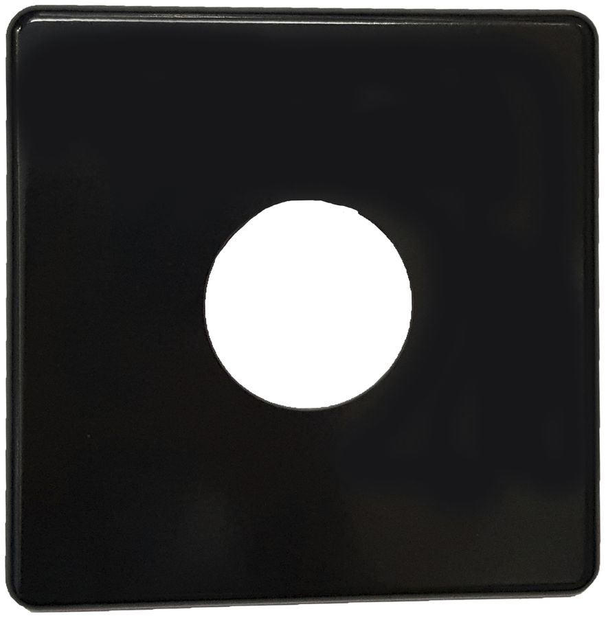 Abdeckplatte III 43mm schwarz