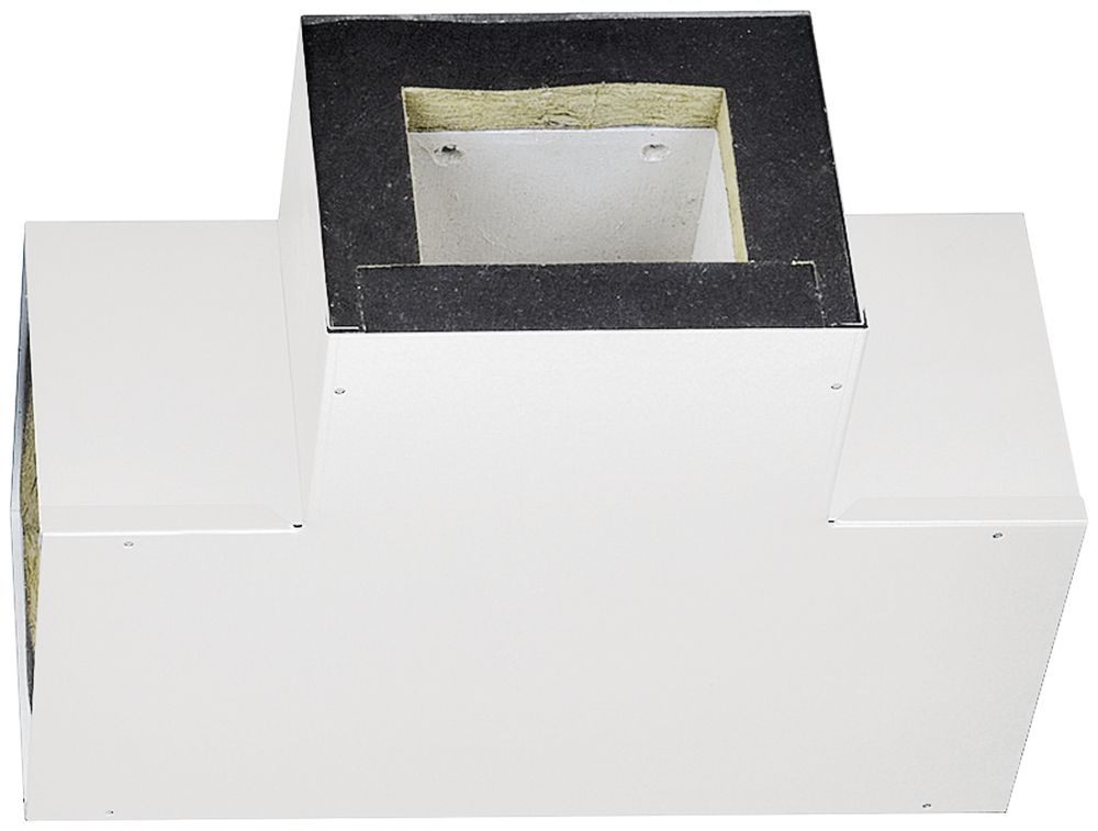 T-Stück tehalit FWK 90 E60/E30 100×160mm, verkehrsweiss