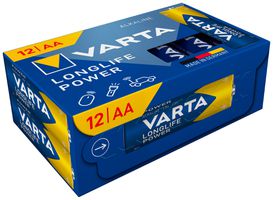 Batterie VARTA Consumer Longlife Power AA Alkali-Mangan 1.5V Box à 12 Stück