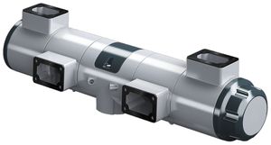 Boîtier de prise Rittal CP 6206.350 pour CP60 aluminium