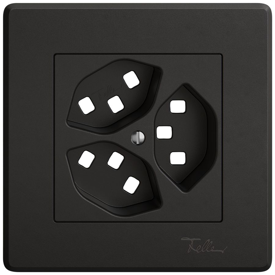 UP-Montageset EDIZIO.liv SNAPFIX® für 3×T23 sz