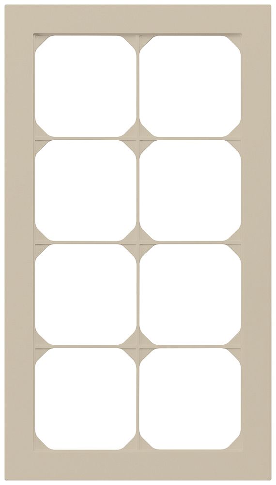 UP-Abdeckrahmen kallysto.pro 4×2 beige 154×274mm