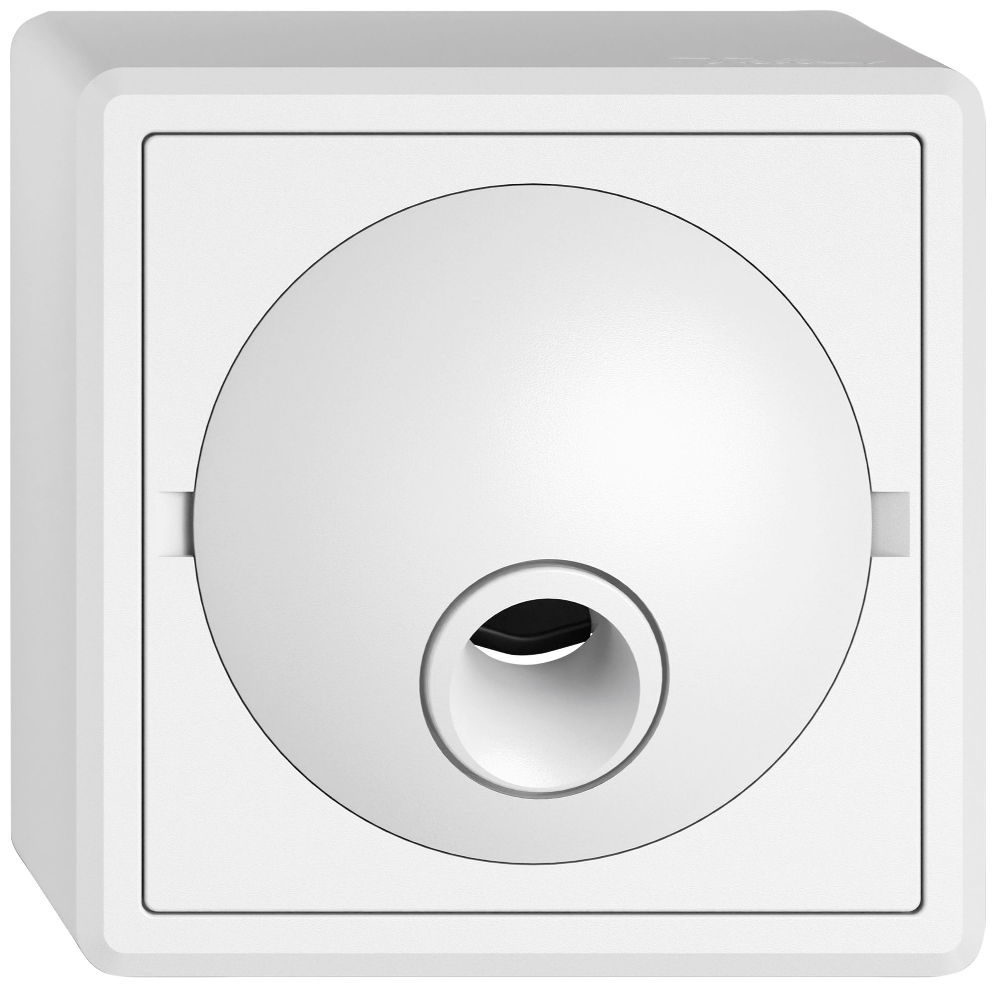 AP-Anschlussdose EDIZIO.liv SNAPFIX® ohne Klemmeneinsatz ws