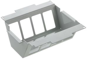 Elem.d.mon.p.WAK 200×200mm grigio chiaro vuota, altezza suol.95…140mm