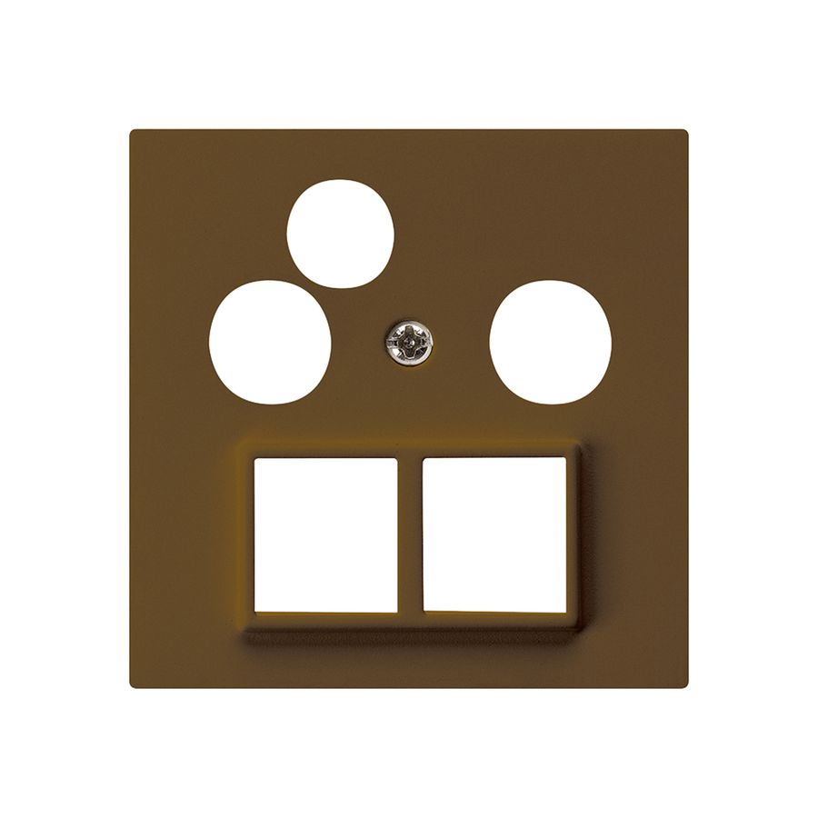 Placca frontale HMS kallysto per R/TV-dati marrone