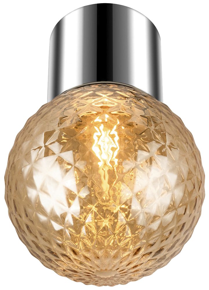 Deckenleuchte SLV VARYT E14 1×6W IP44 DIM Ø76×80mm Chrom