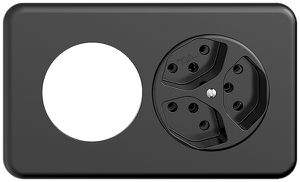 UP-Kombination STANDARDdue leer+3×T13 schwarz