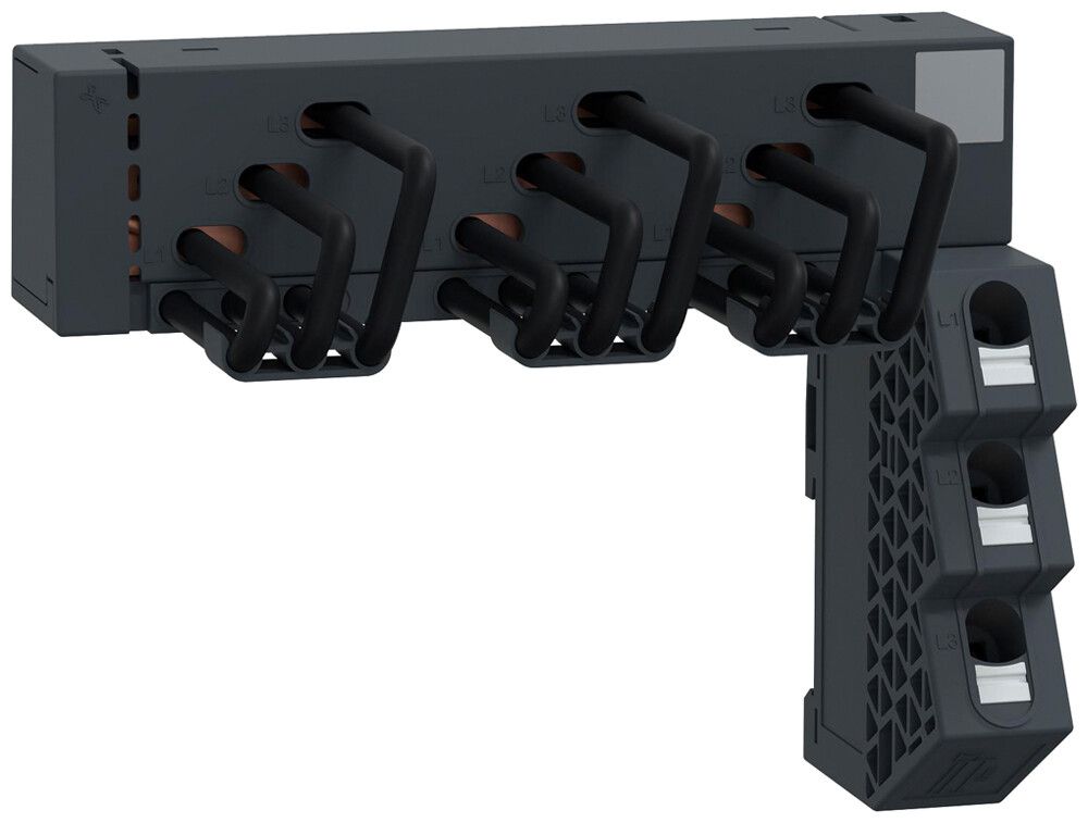 Connecteur de barres collectrices TeSys 3P 3Ph 63A 158mm noir