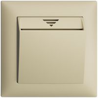 UP-Schalter Hotelcard 250VAC 1L EDIZIOdue vanille