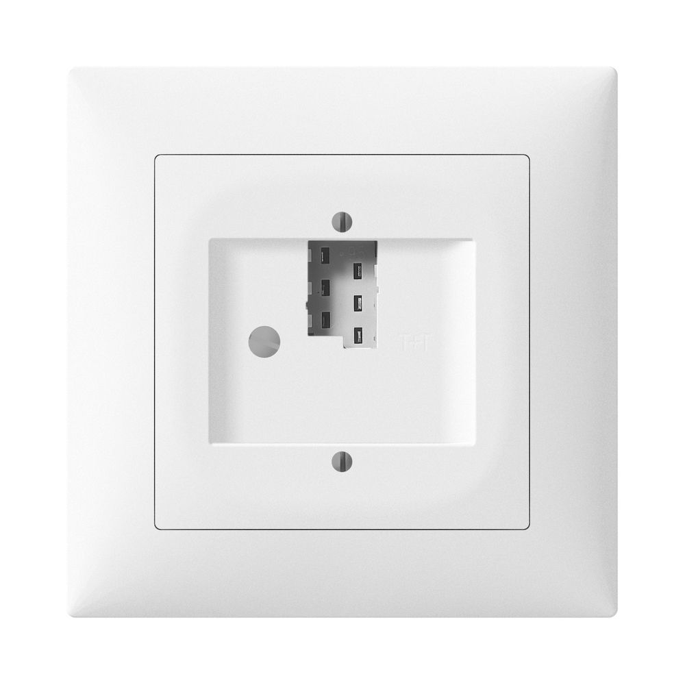 Prise ENC SIDUS B T+T 6p blanc brillant