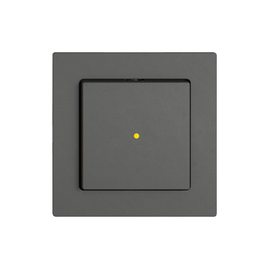 Drucktaster EDIZIO.liv SNAPFIX® ARL/1P Frontbeleuchtung gelb dgu