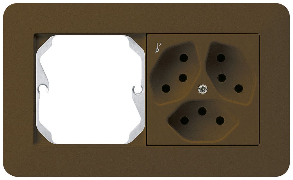 UP-Kombination kallysto.trend Gr.I-I horizontal leer+3×Typ 13S braun
