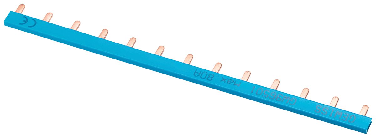 Kammschiene Gewiss 90 AM 1P 1Ph Stift 63A 330.2mm 13TE bl