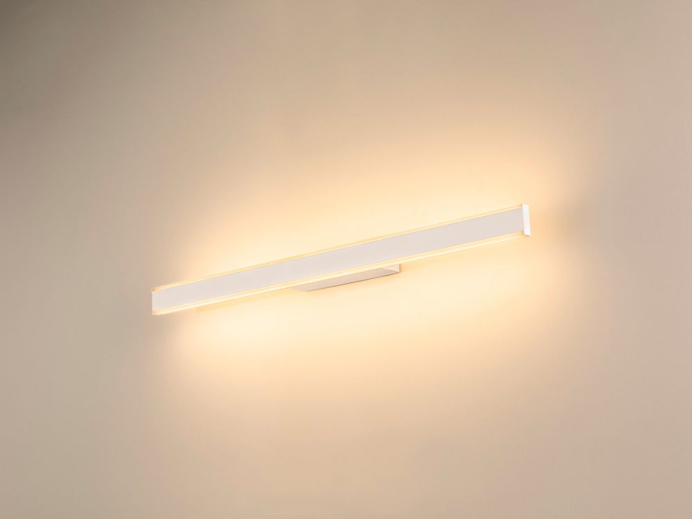 Applique LED SLV ONE LINEAR 70 20W 1250lm 927/930 IP44 VAR 705mm blanc