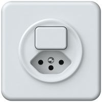 UP-Kombination origin 1×Taste 1CO+T13 1P 0<1 10A 230V 92×92mm weiss