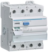 Interruttore differenziale Hager RCCB (RCD) 4P 400V 0.3A tipo A 80A 10kA 4UM