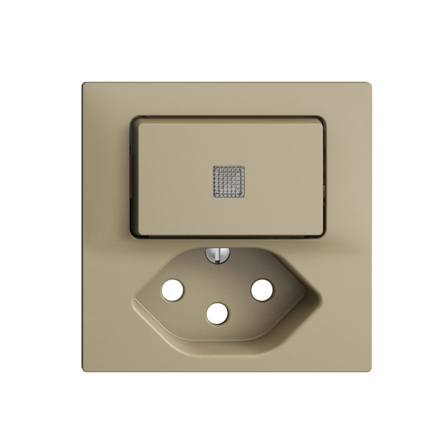 Kit frontal EDIZIOdue sand 60×60mm T13, lentille,