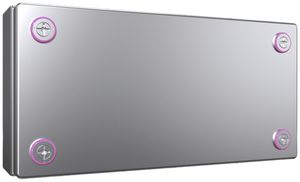 Petit boîtier Rittal KX Jonction, IP66, 300×150×80mm, acier fin V2A