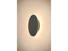 LED-Wandleuchte SLV D-RING M 15W 1260lm 827/830 IP65 DIM indirekt 250mm schwarz