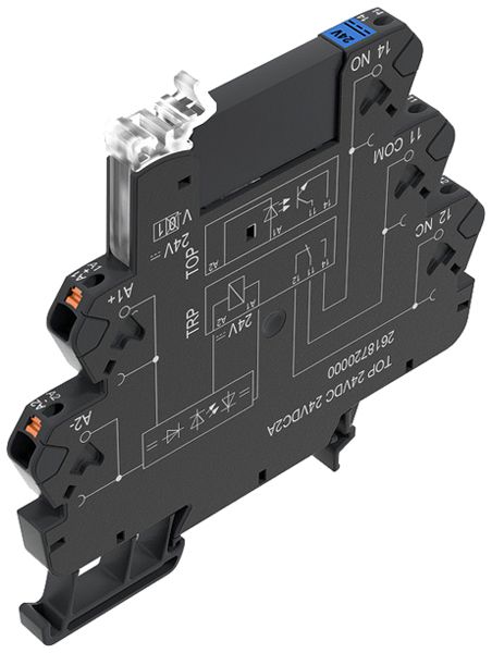 Halbleiterrelais WM TOP NO Transistor bipolar 19.2…28.8VDC 0.1A/48VDC push-in