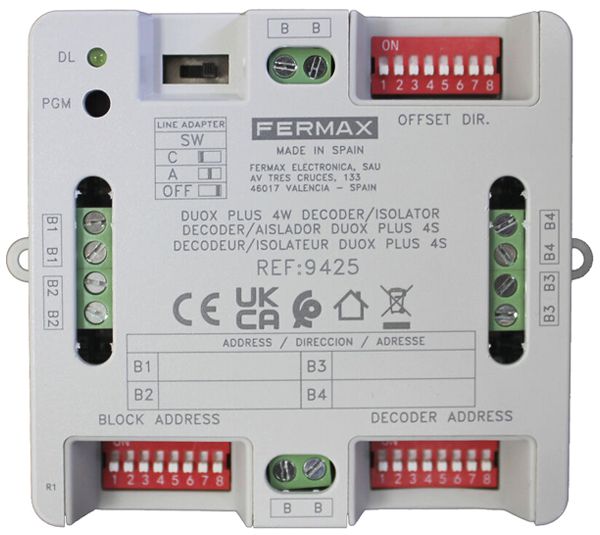 EB-Decoder Fermax IP/DUOX PLUS max.100m