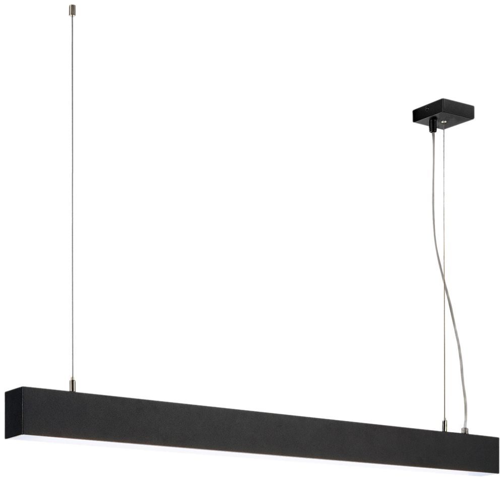 LED-Pendelleuchte SLV GLENOS PD 43W 3300lm 4000K 1m schwarz