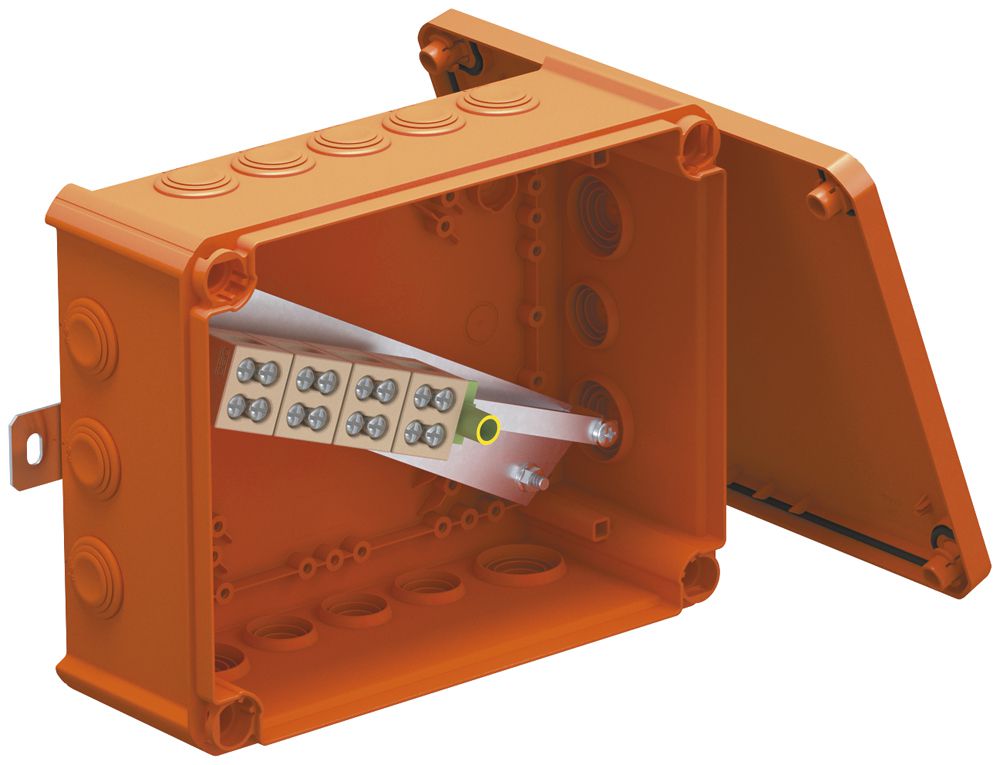 Kabelabzweigkasten Bettermann E30-E90 Doppelklemmen 240×190×95mm 5x16mm² or