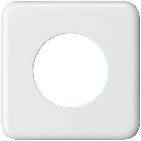 Placca di copertura basico 1×1 45mm bianco