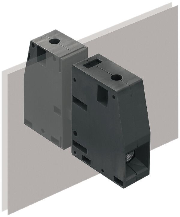 Morsetto di passante Weidmüller WGK 95mm² connessione a vite nero