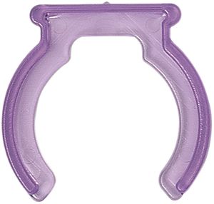 Graffa fermatubo Morach-Technik Crallo-Rohr-Fix Ø25mm viola