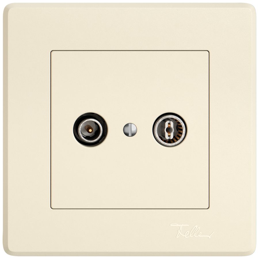 Prise antenne ENC TV-R EDIZIO.liv SNAPFIX® prise de passage 11dB cr