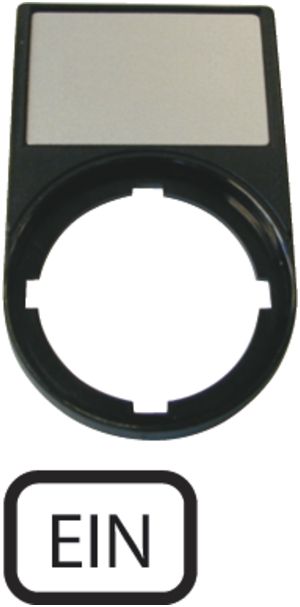 Porte-plaquette ETN RMQ Ein noir