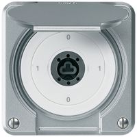 Interruttore a chiave INC robusto IP55 copertura senza cilindro S0/3P all combi