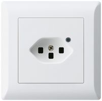 Presa INC Hager kallysto.line 1×T23 illuminato C bianco ultra