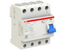 Interrupteur différentiel ABB 30mA 63A 3P+N F204A-63/0.03