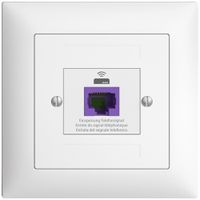 UP-Rückführungsdose EDIZIOdue FMI 1×RJ45 f.Swisscom VoIP, 8 polig, UTP, weiss