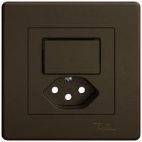 UP-Montageset EDIZIO.liv SNAPFIX® für Kombi.T13 mit 1 Druckknopf unbel.br