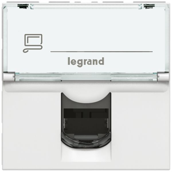 EB-Dose MOS UTP 1×RJ45 weiss Kat.5e 2 Module