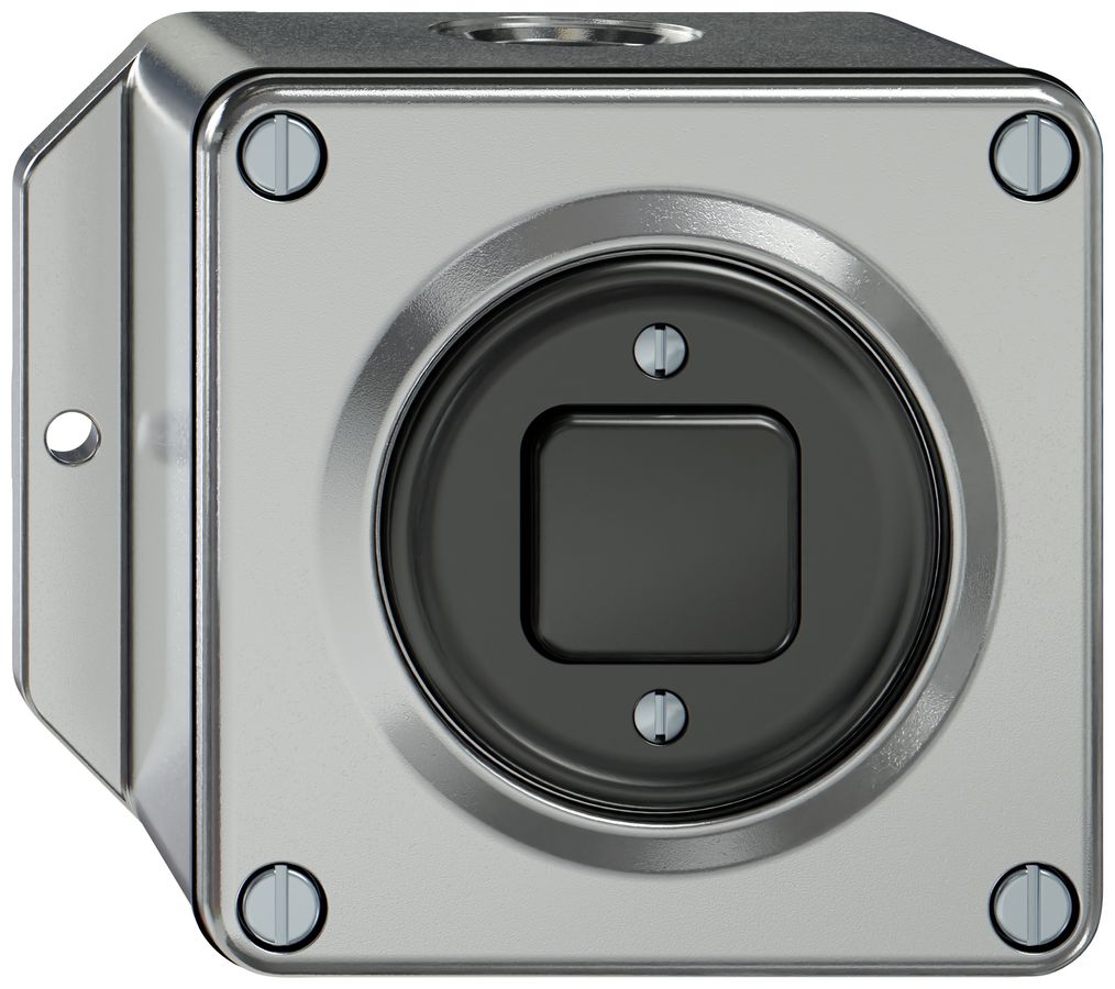 AP-Drucktaster ELEMENT 2P 2NC 2NO 16A 250V aluminium