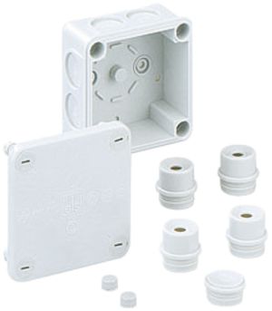 Boîte dérivation AP WK 040 vide, 87×87×45mm