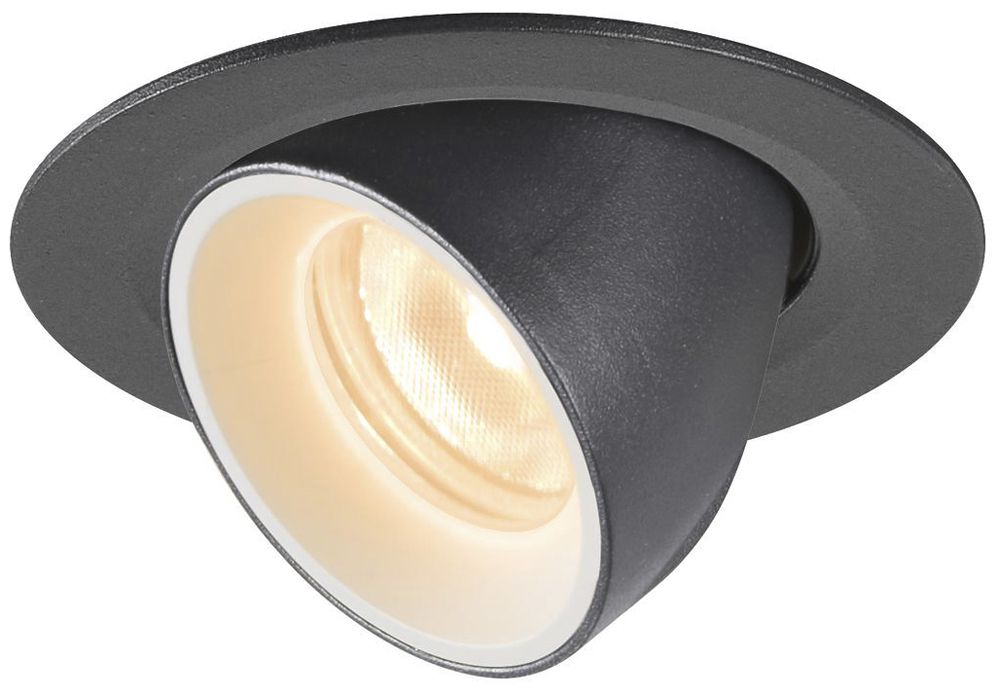 EB-LED-Downlight SLV NUMINOS GIMBLE XS, 7W 200mA 650lm 2700K 40° sz/ws