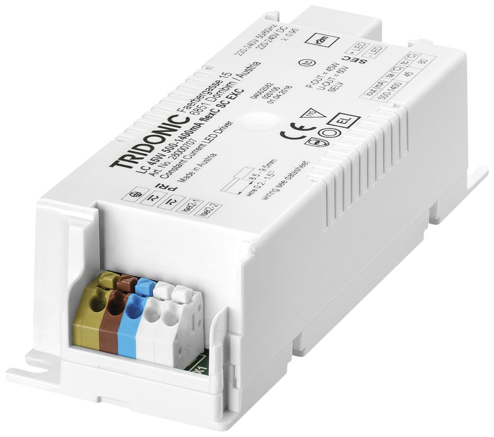 Convertitore LED Talexx LC 45W 500…1400mA flexC SC EXC